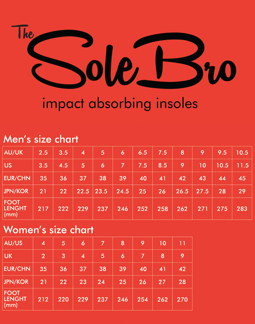 GAIN "SOLEBRO" SHOCK ABSORBING SHOE INSOLES Ride Electric Australia