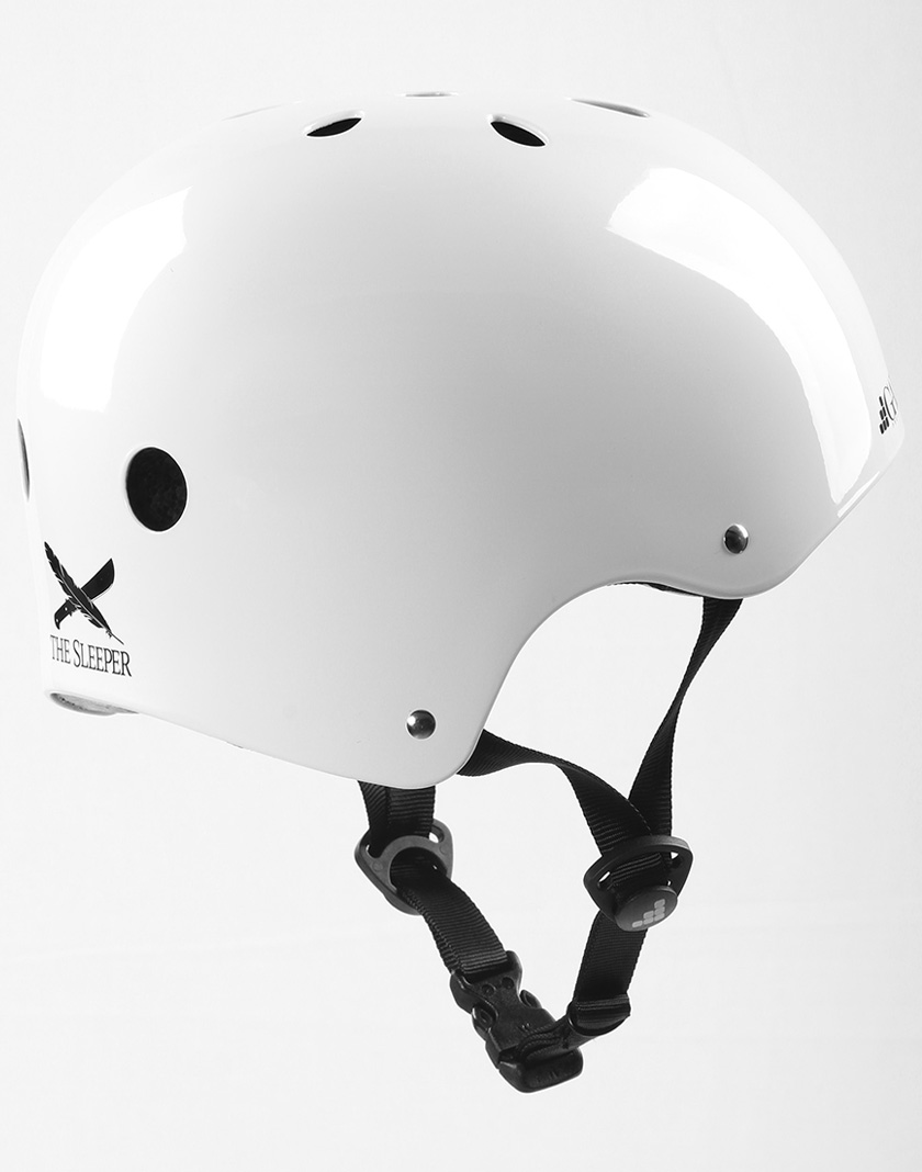 GAIN PROTECTION THE SLEEPER HELMET, L-XL, GLOSSY WHITE - Ride Electric ...